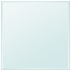 vidaXL Dessus de table carr&eacute; en verre tremp&eacute; 800 x 800 mm