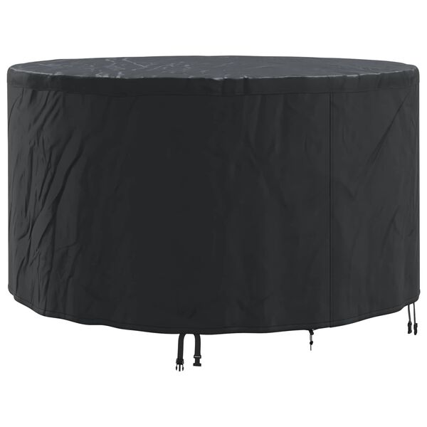 vidaXL Housse pour meubles Noir 157 x 157 x 71 cm Tissu Oxford 600D