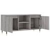 vidaXL Meuble TV sonoma gris 104x35x50 cm bois d'ing&eacute;nierie