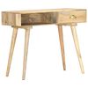 vidaXL Table console 90x45x75 cm bois de manguier massif