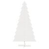 vidaXL Arbre de No&euml;l en bois pour d&eacute;coration blanc 180 cm pin massif