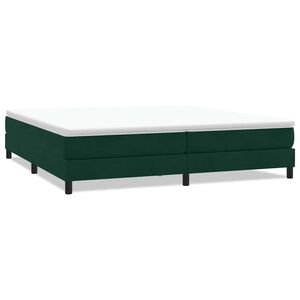 vidaXL Sommier &agrave; lattes de lit sans matelas vert fonc&eacute; 200x210cm