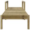 vidaXL Chaise longue 199,5x62x55 cm bois de pin imprégné