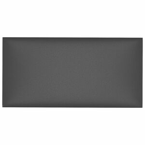 vidaXL T&ecirc;te de lit murale 12 pc 30 x 15 cm Gris tissu