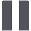 vidaXL Support de Plante 2 pcs Anthracite 24 x 24 x 75 cm Acier