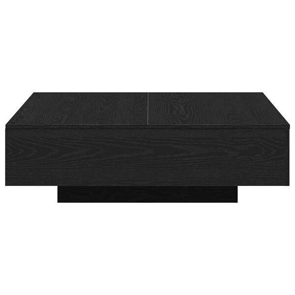 vidaXL Table basse Ch&ecirc;ne noir 100 x 100 x 31 cm