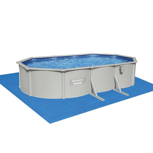 Bestway Piscine encadrée hors sol ovale Hydrium 610x360x120 cm
