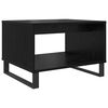 vidaXL Table basse Ch&ecirc;ne noir 60 x 50 x 40 cm Bois d'ing&eacute;nierie