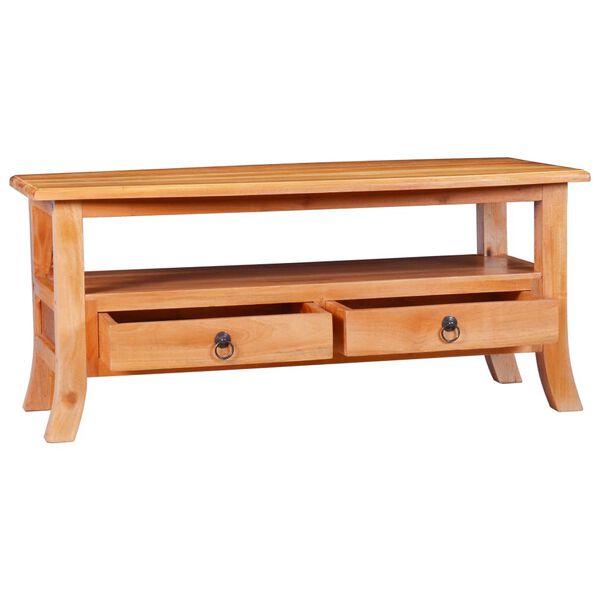 vidaXL Table basse 90x50x40 cm Bois d'acajou massif