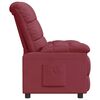 vidaXL Fauteuil inclinable Rouge bordeaux Tissu