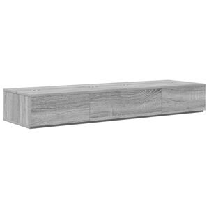 vidaXL Bureau de studio Sonoma gris 152 x 40 x 19,5 cm