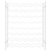 vidaXL Casier &agrave; bouteilles pour 48 bouteilles Blanc M&eacute;tal