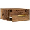 vidaXL Cabinet de chevet 2 pcs Bois ancien 35 x 35 x 20 cm
