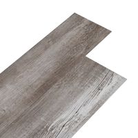 vidaXL Dalles de plancher PVC autoadhésif 5,21 m² 2 mm marron bois mat