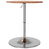vidaXL Table de bar &Oslash;60x89,5 cm bois massif de h&ecirc;tre