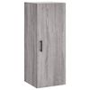 vidaXL Armoire murale sonoma gris 34,5x34x90 cm