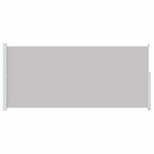 vidaXL Auvent lat&eacute;ral r&eacute;tractable de patio 220x500 cm Gris