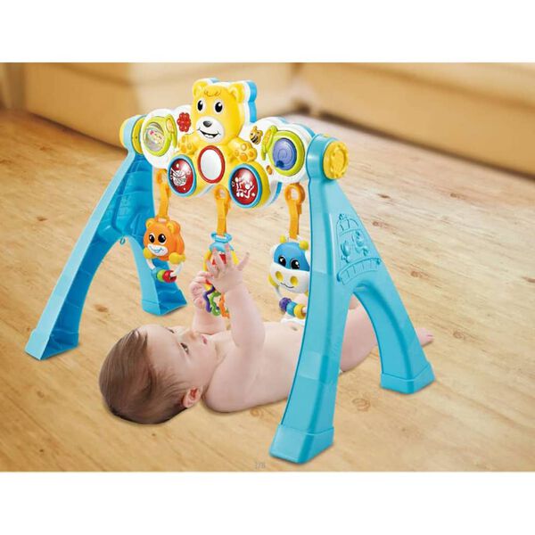 Bo Jungle Arche d'activit&eacute;s pour b&eacute;b&eacute;s B-Activity Bleu