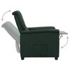 vidaXL Fauteuil Vert fonc&eacute; Tissu