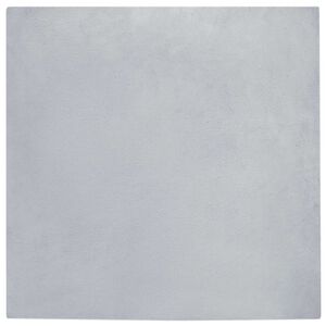 vidaXL Tapis en Fourrure Synth&eacute;tique de Lapin Olite Gris 120 x 120 cm