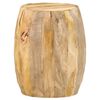 vidaXL Tabouret tambour Bois de manguier solide