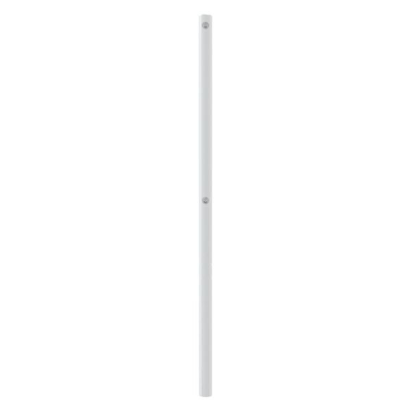 vidaXL T&ecirc;te de lit m&eacute;tal blanc 160 cm