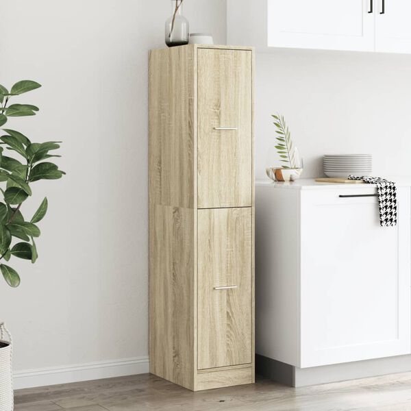 vidaXL Armoire d'apothicaire Ch&ecirc;ne Sonoma 30x41x144,5 cm Bois d'ing&eacute;nierie