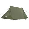 vidaXL Tente de camping tunnel 3 personnes vert olive imperm&eacute;able