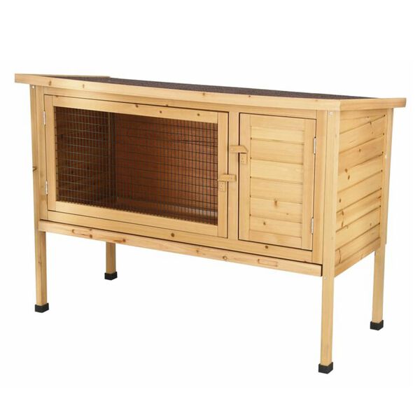 Kerbl Maison pour rongeurs Buddy 116x52x82 cm Bois verniss&eacute;