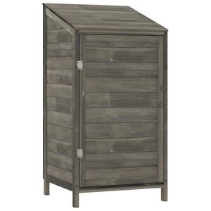 vidaXL Remise de jardin Anthracite 55x52x112 cm Bois de sapin solide
