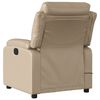 vidaXL Fauteuil de massage inclinable Cappuccino Similicuir