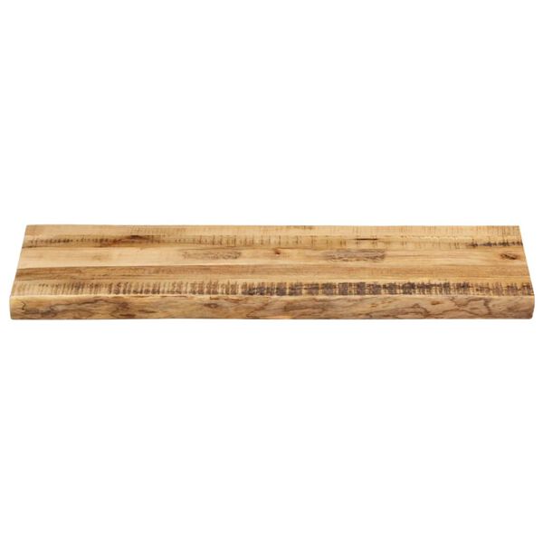 vidaXL Dessus de table bord vivant 90x40x3,8 cm bois de manguier brut