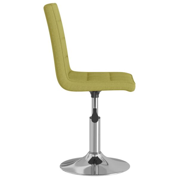 vidaXL Tabouret de bar Vert Tissu