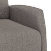 vidaXL Fauteuil inclinable Taupe Tissu