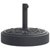 vidaXL Base de parasol pour m&acirc;ts &Oslash;38 / 48 mm 25 kg rond