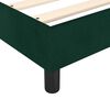 vidaXL Sommier &agrave; lattes de lit avec matelas Vert fonc&eacute; 100x200 cm