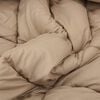 vidaXL Duvet d'hiver Anthracite et Taupe 220 x 135 cm Microfibre