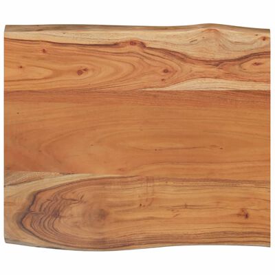 vidaXL Dessus de table 70x60x2,5 cm rectangulaire bois massif acacia