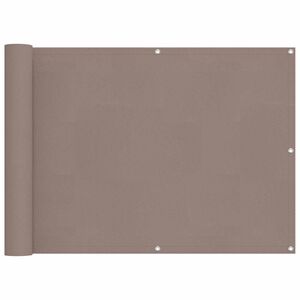 vidaXL &Eacute;cran de balcon 75 x 200 cm Oxford alu enduit de PU