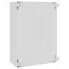 vidaXL Armoire de contr&ocirc;le Gris 50 x 24,5 x 70 cm Plastic ABS