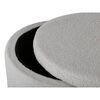 Venture Home Pouf Dunken 51x51x43 cm Teddy Blanc