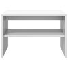 vidaXL Table basse Blanc 60 x 50 x 40 cm Bois d'ing&eacute;nierie