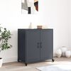 vidaXL Buffet anthracite 68x39x72 cm acier
