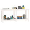 vidaXL Banc de travail Blanc 180x50x80 cm Bois de pin massif