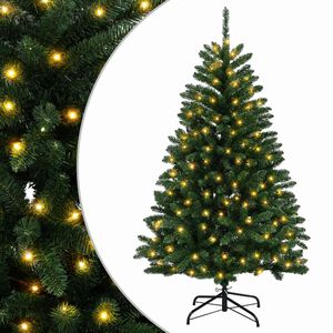 vidaXL Sapin de No&euml;l Artificiel &agrave; Branches Articul&eacute;es 150 cm 150 LED
