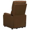 vidaXL Fauteuil Marron Tissu