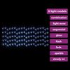 vidaXL Guirlande lumineuse &agrave; &eacute;toiles LED 500 LED Bleu 8 fonctions