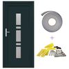 vidaXL Porte Frontale 88 x 200 cm PVC Anthracite
