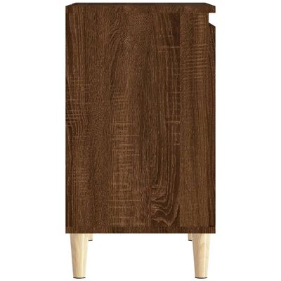 vidaXL Meuble d'évier chêne marron 58x33x60 cm bois d'ingénierie