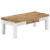 vidaXL Table basse 110x50x40 cm Bois de manguier massif